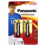 Ficha técnica e caractérísticas do produto Pilha Alcalina C 2 Unidade(s) Panasonic