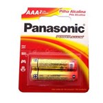 Ficha técnica e caractérísticas do produto Pilha Alcalina Palito AAA 2 Unidades - Panasonic