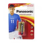 Ficha técnica e caractérísticas do produto Pilha Alcalina AAA Panasonic 2 Unidades