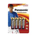 Ficha técnica e caractérísticas do produto Pilha Alcalina Pequena AA C/4 - Panasonic