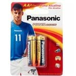 Ficha técnica e caractérísticas do produto Pilha Alcalina Pequena Power Alkaline AA 2 Unidades - Panasonic