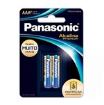 Ficha técnica e caractérísticas do produto Pilha Alcalina Premium AAA com 2 - Panasonic