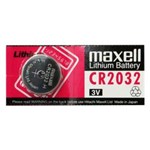 Ficha técnica e caractérísticas do produto Pilha Bateria Botão Lithium CR2032 - 3v - C/ 1 Unid. - Maxell