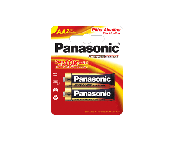 Ficha técnica e caractérísticas do produto Pilha Panasonic Alcalina Aa