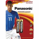Ficha técnica e caractérísticas do produto Pilha Panasonic Alcalina Aaa 2 Un 10410