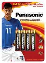 Ficha técnica e caractérísticas do produto Pilha Panasonic Alcalina Palito AAA com 4 - Comprenet