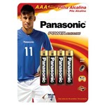Ficha técnica e caractérísticas do produto Pilha Panasonic Alcalina Palito Aaa com 4