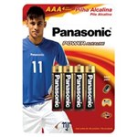 Ficha técnica e caractérísticas do produto Pilha Panasonic Alcalina Palito AAA com 4