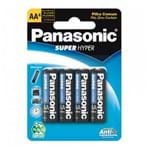 Ficha técnica e caractérísticas do produto Pilha Super Hyper AA Comum Panasonic