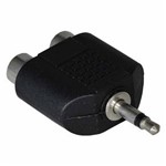 Ficha técnica e caractérísticas do produto Plug Adaptador P2 Mono para 2 RCA Fêmea - Pacote com 10 Peças