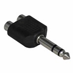 Ficha técnica e caractérísticas do produto Plug Adaptador P10 Estéreo para 2 Jack RCA - Pacote com 10 Peças