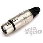 Ficha técnica e caractérísticas do produto Plug Canon Femea Santo Angelo