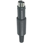 Ficha técnica e caractérísticas do produto Plug Mini DIN Macho 6 Pinos 81414 Preto Generico