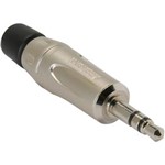 Ficha técnica e caractérísticas do produto Plug P2 Amphenol 3.5mm Conector Macho Estéreo Niquel KS 3P