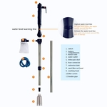 Ficha técnica e caractérísticas do produto (Plugue da UE, pode carregar ou alimentado por bateria) Aquário Cascalho Sifão de Vácuo Limpador Bomba de Filtro de Mudança de Água do Tanque de Peixes