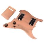 Ficha técnica e caractérísticas do produto 3 Ply Carregado Guitarra Pickguard & 1 Ply Placa Traseira Conjunto Para Fender Strguitarra