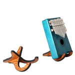 Ficha técnica e caractérísticas do produto Portátil dobrável Kalimba Stand Holder Thumb Piano suporte de madeira Vertical