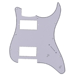 Ficha técnica e caractérísticas do produto 2 Pot Hole 2 Ply Guitar Pick Placa de Arranhão de Guarda para Guitarra Elétrica Branco