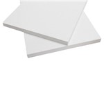 Ficha técnica e caractérísticas do produto Prateleira DiCarlo MDP Suporte Invisível Cor Branca 60x20X1,5cm 6 Pç