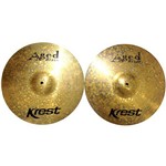 Ficha técnica e caractérísticas do produto Prato Hi Hat 14'' Aged Brass Ab14hh - Krest