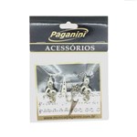 Ficha técnica e caractérísticas do produto Prendedor Partitura Clipets Prata PPT-075 - Paganini