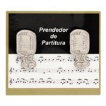 Ficha técnica e caractérísticas do produto Prendedor Partitura Hinário Clipet Microfone Paganini PPT086