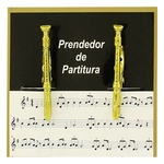 Ficha técnica e caractérísticas do produto Prendedor Partitura Hinário Paganini Clipet Flauta PPT090