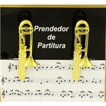 Ficha técnica e caractérísticas do produto Prendedor Partitura Hinário Paganini Clipet Trombone PPT088
