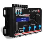 Ficha técnica e caractérísticas do produto Processador de Áudio Digital Stetsom STX2448 2 Canais 4 Saídas Estéreo Equalizador 10Hz a 22500Hz