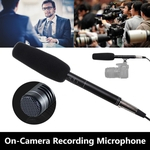 Ficha técnica e caractérísticas do produto Profissional microfone condensador para Reporter entrevista ao vivo Gravação Gostar