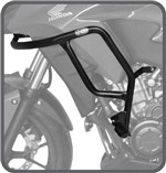 Ficha técnica e caractérísticas do produto Protetor de Motor e Carenagem Aço Carbono Preto Pedaleira Honda CB500X - Scam