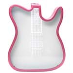 Ficha técnica e caractérísticas do produto Quadro Guitarra Porta Rolha para Sublimação Rosa Pink