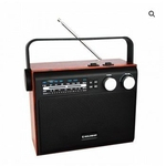 Rádio Vintage 10w Caixa De Som Bluetooth Usb Sd P2