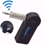 Ficha técnica e caractérísticas do produto Receptor de Carro Bluetooth P2 Áudio Som Musica Chamada