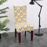 Ficha técnica e caractérísticas do produto Redbey Simples Antiderrapante Prinitng Elastic Chair Cover For Home Hotel Supplies