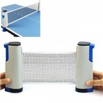 Ficha técnica e caractérísticas do produto Rede Retratil para Ping Pong /tenis de Mesa com 1,60m