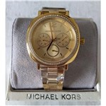 Ficha técnica e caractérísticas do produto Relógio Feminino Michael Kors Essential Dourado MK3956