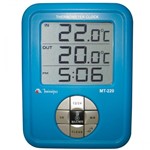 Ficha técnica e caractérísticas do produto Relógio Termômetro Digital MT220 Azul - Minipa - Minipa