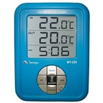 Ficha técnica e caractérísticas do produto Relógio Termômetro Interno 0°C ~ 60°C Externo -50°C ~ 70°C Minipa Mt-220