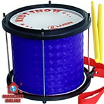 Ficha técnica e caractérísticas do produto Repinique Infantil PVC 8 Pol Azul Luen Kids Repique Instrumento Musical Percussão