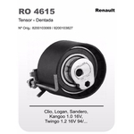Ficha técnica e caractérísticas do produto Rolamen Correia Den Super Clio Ro4615