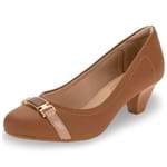 Ficha técnica e caractérísticas do produto Sapato Feminino Salto Baixo Modare - 7005655 Caramelo 34