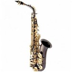 Ficha técnica e caractérísticas do produto Saxofone Alto Eb SA500-BG Preto Onix EAGLE