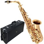 Ficha técnica e caractérísticas do produto Saxofone Alto Laqueado Sa501 Eagle em Mib com Case