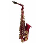Ficha técnica e caractérísticas do produto Saxofone Alto Mib Cor Vermelho Halk