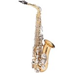 Ficha técnica e caractérísticas do produto Saxofone Alto Michael Dual Gold Wasm49 Eb ? Duplo Dourado e Niquelado