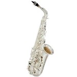 Ficha técnica e caractérísticas do produto Saxofone Alto Profissional com Case SAX510 S Eagle Prateado
