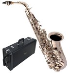 Ficha técnica e caractérísticas do produto Saxofone Alto Sa500 N Niquelado em Mib com Case