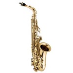 Ficha técnica e caractérísticas do produto Saxofone Alto Vogga VSAS701 Laqueado Acompanha Case Térmico