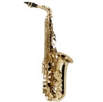Ficha técnica e caractérísticas do produto Saxofone Alto Vogga VSAS701N Laqueado Dourado Afinacao em do com Pad Save e Case